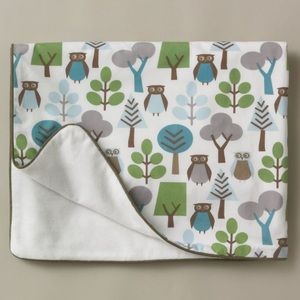 dwellstudio owls blanket